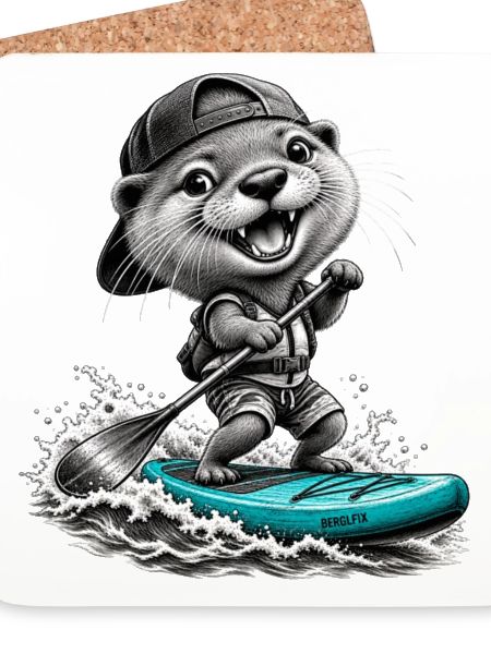 Standup-Otter Surfing