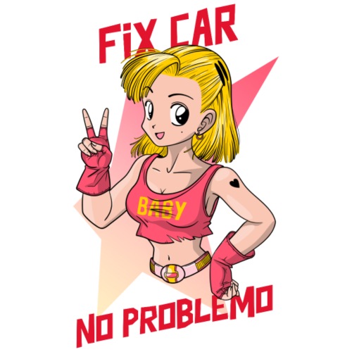 Fix car no problemo - Sweat-shirt contraste
