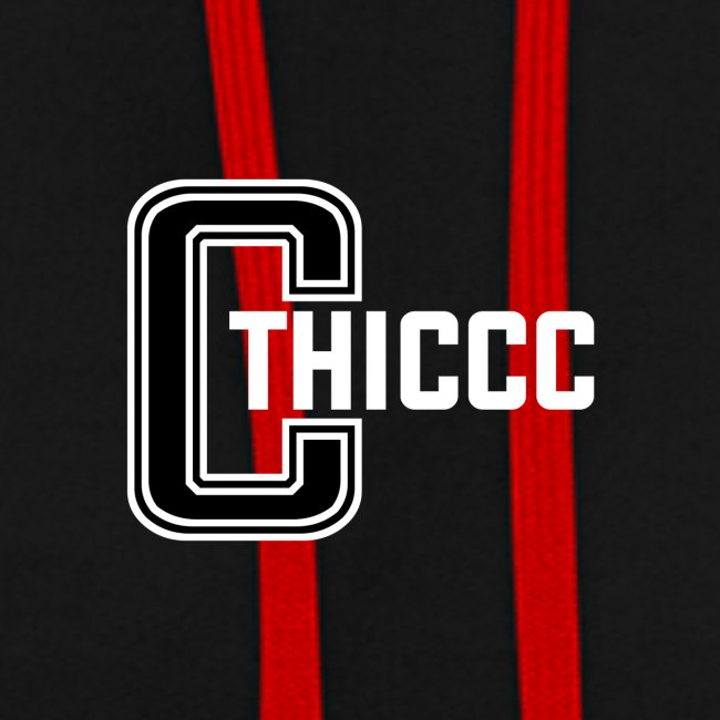 thiccc logo Black and White