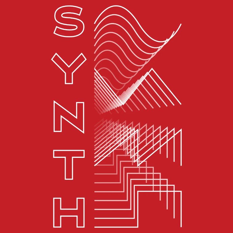 Synth Waveform Audio Analog Design Modular Gift