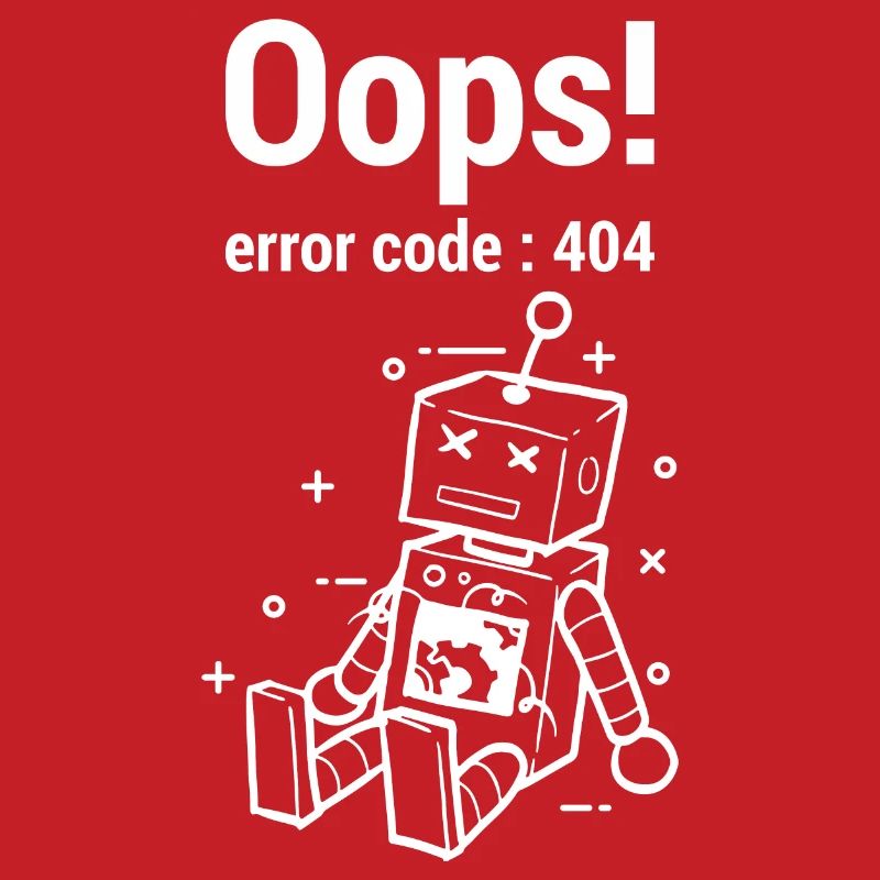 Graphique Oups Error 404
