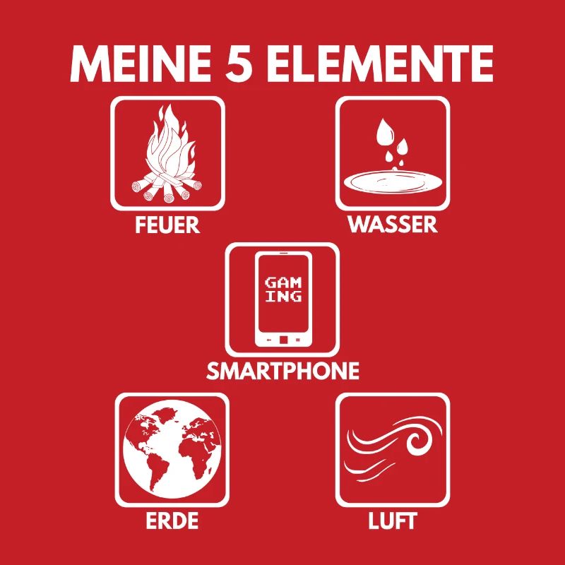 Mon cadeau 5 éléments Feu Eau Air Terre