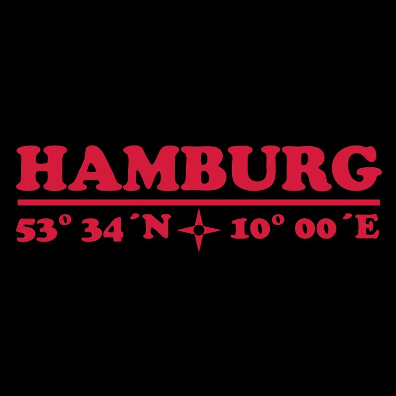 Hamburg coordinates 1c Longitude Latitude