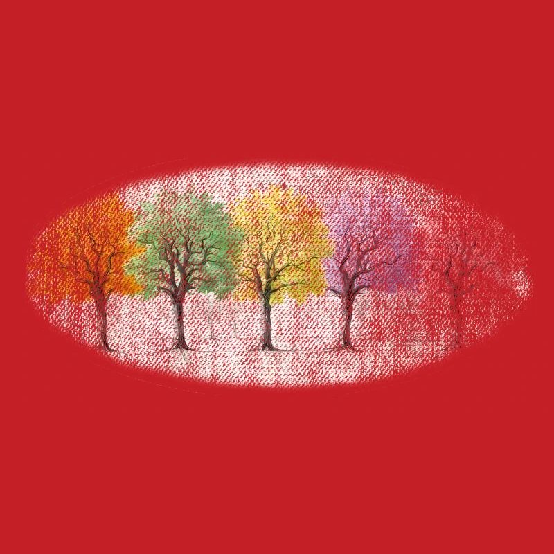 bunt winter wald winterwald