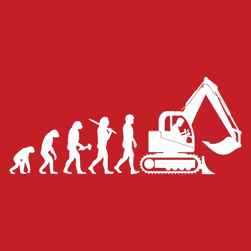 Excavator Driver Excavator Operator Evolution Gift