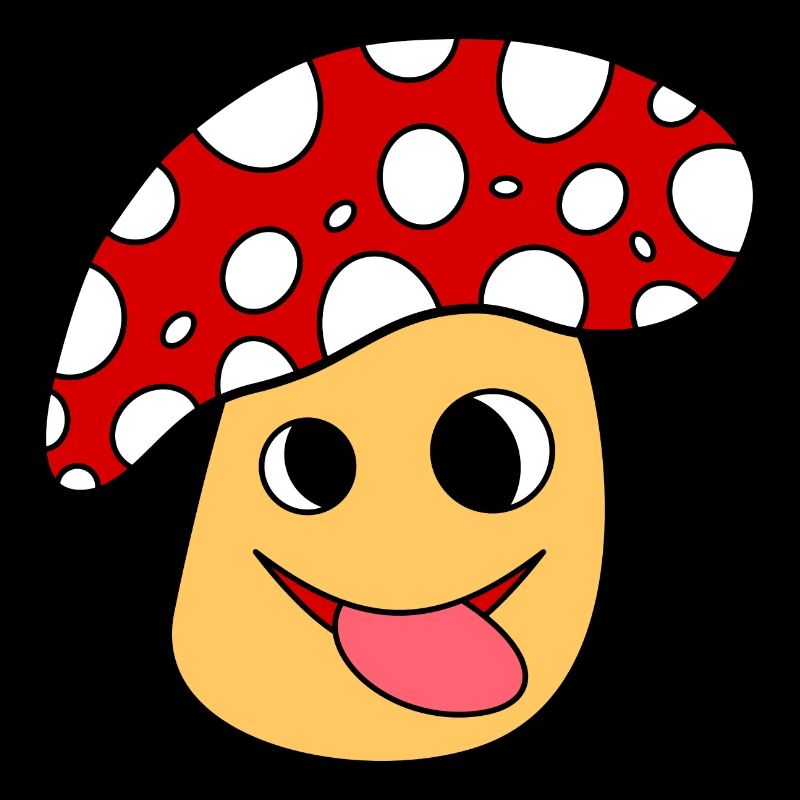 Crapaud champignon rouge