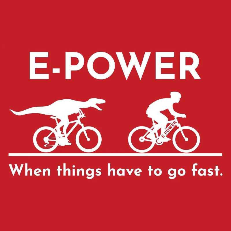 Vélociraptor à la poursuite d’un e-biker
