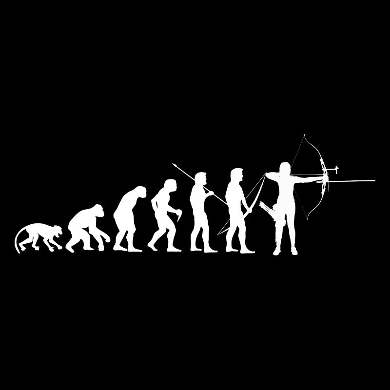 AEvolution de l'homme Arc Classique Recurve Archer