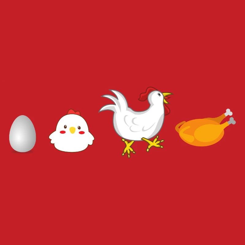 évolution œuf poulet coq poule original