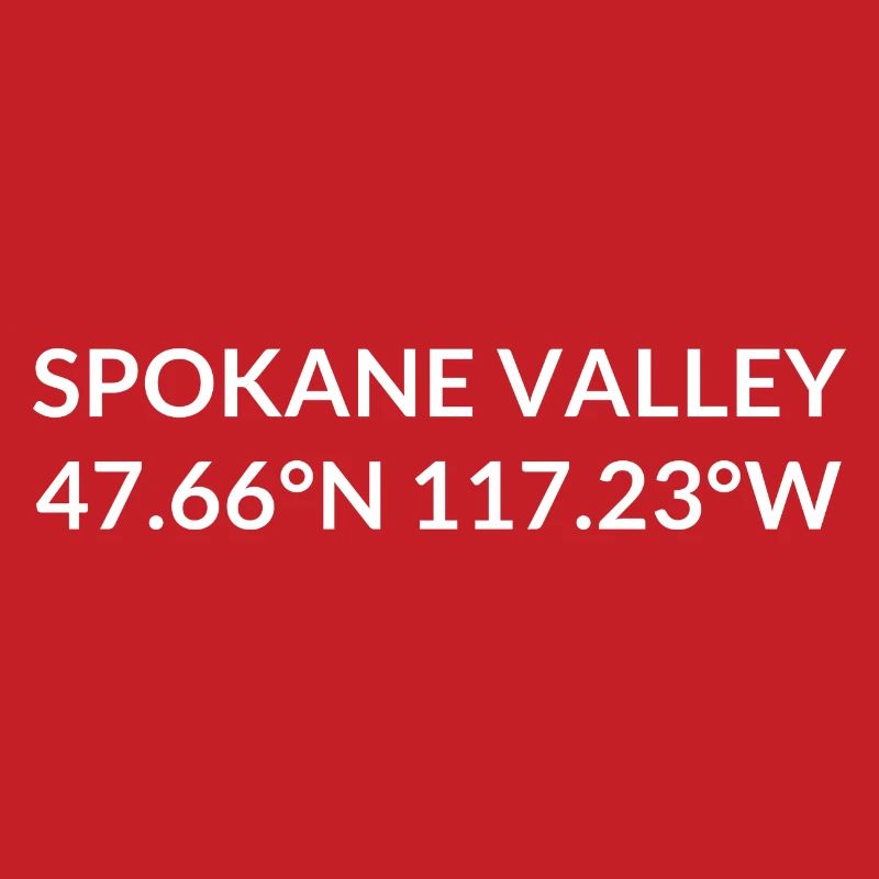 Coordonnées de Spokane Valley, Washington, États-Unis