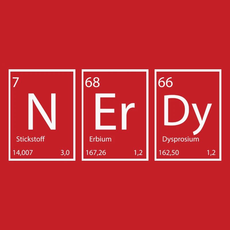 Nerdy Nerd Sayings Elements