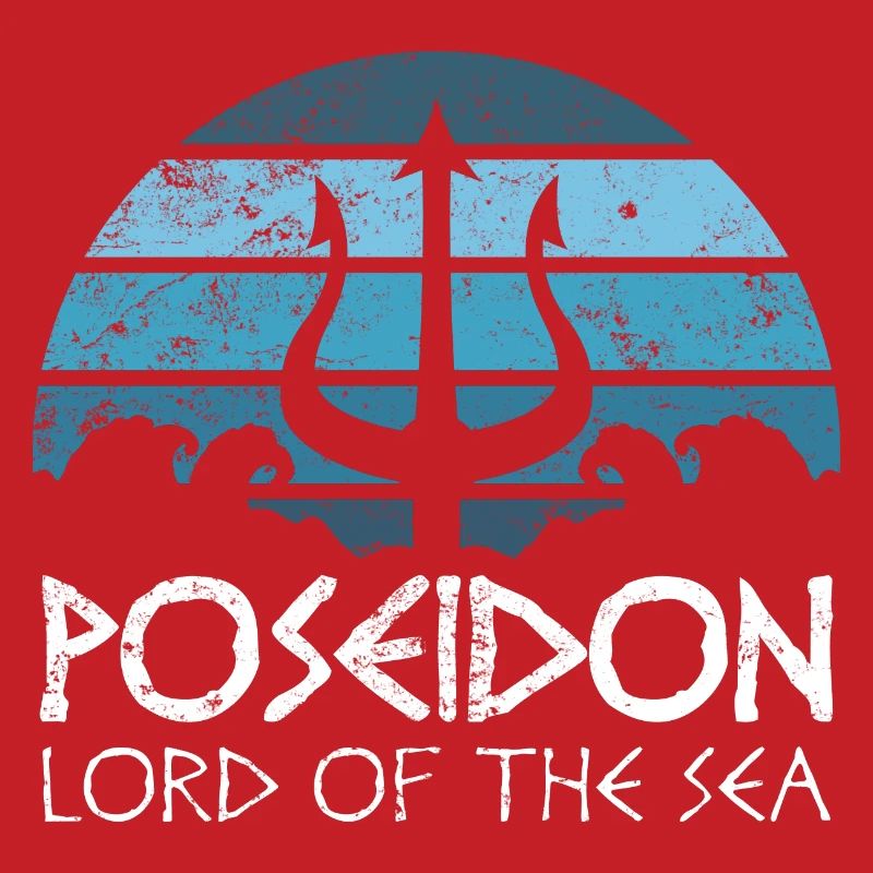 Ancient Greek god Poseidon gift for a