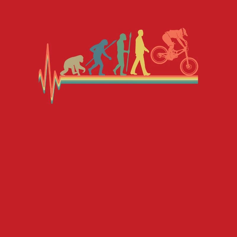 Evolution Mountainbiken Geschenk Mountainbiker