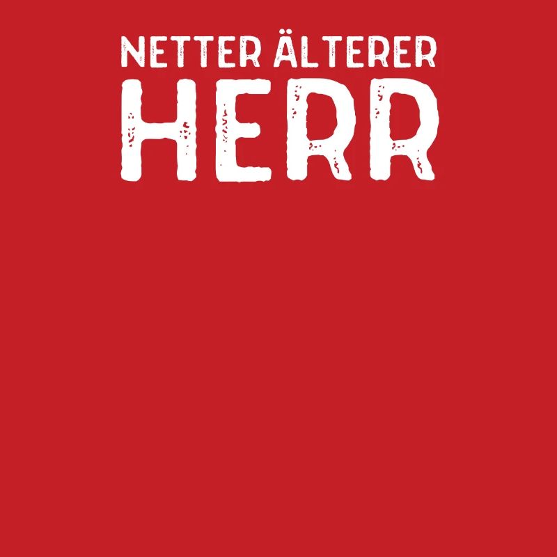 Netter Älterer Herr - Geschenk Rentner