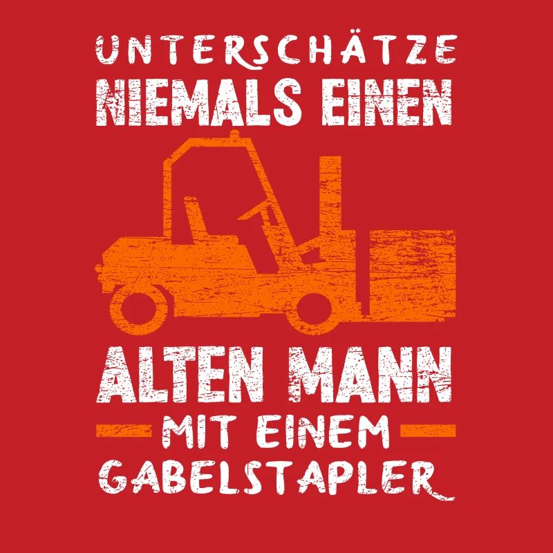 Staplerfahrer Alter Mann