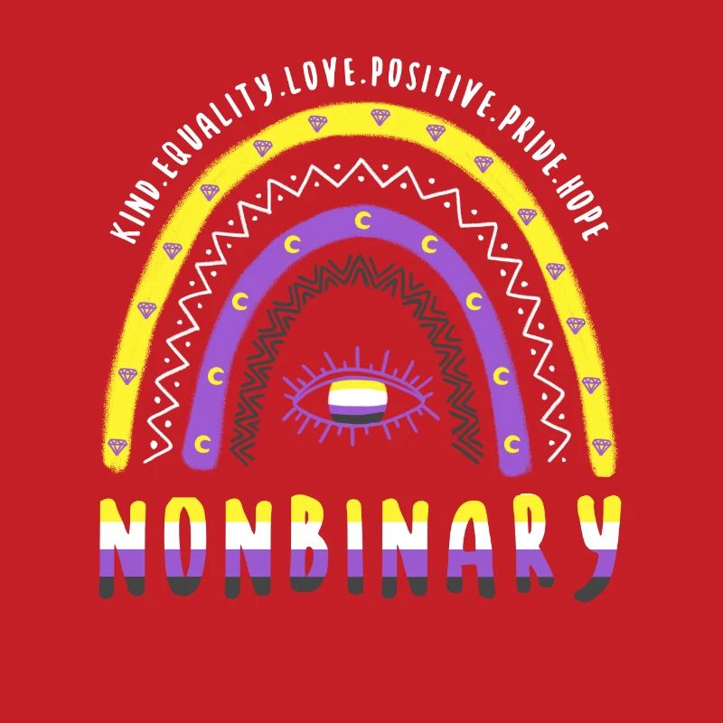Boho Regenbogen Nonbinary