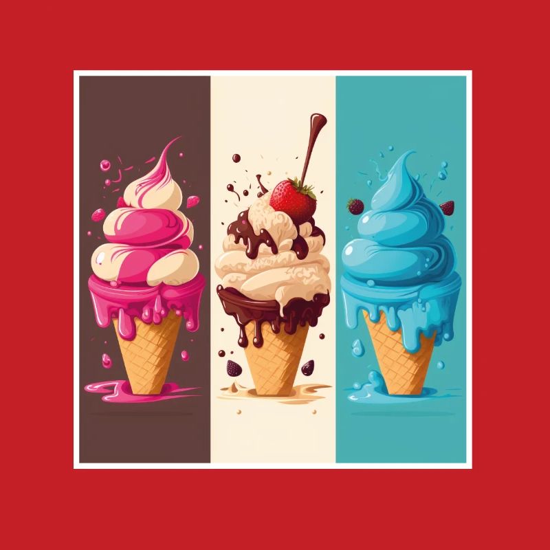 Eis Eiscreme Soft Eis Ich bin wegen dem Eis hier