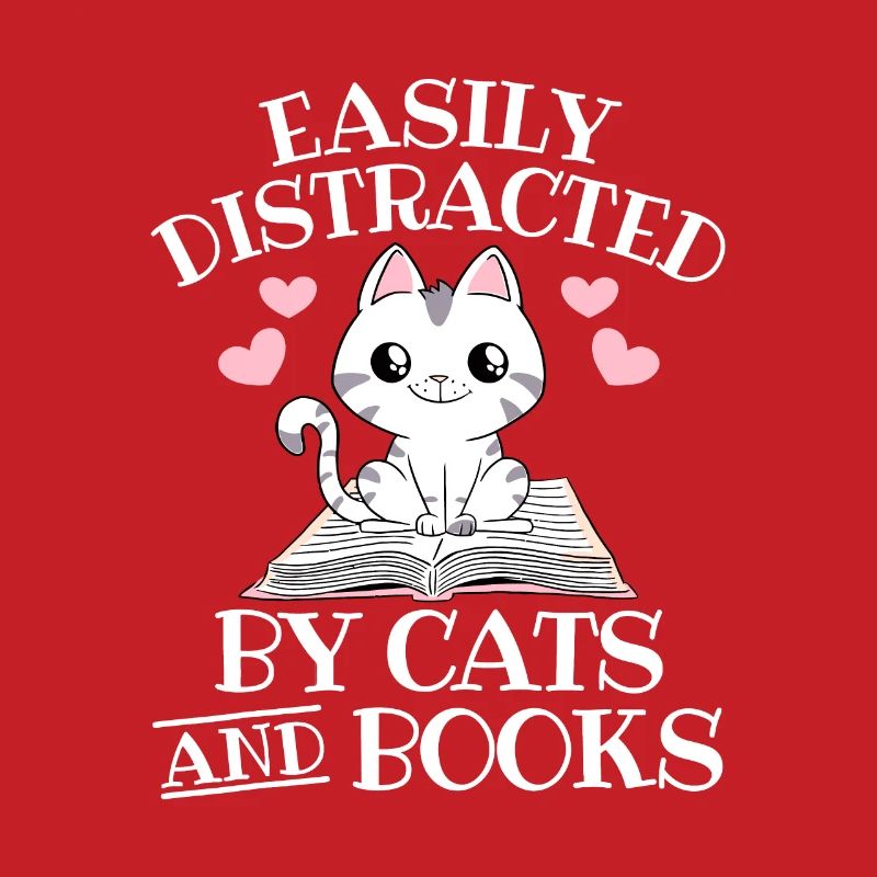 Facilmente distratto da gatti e libri