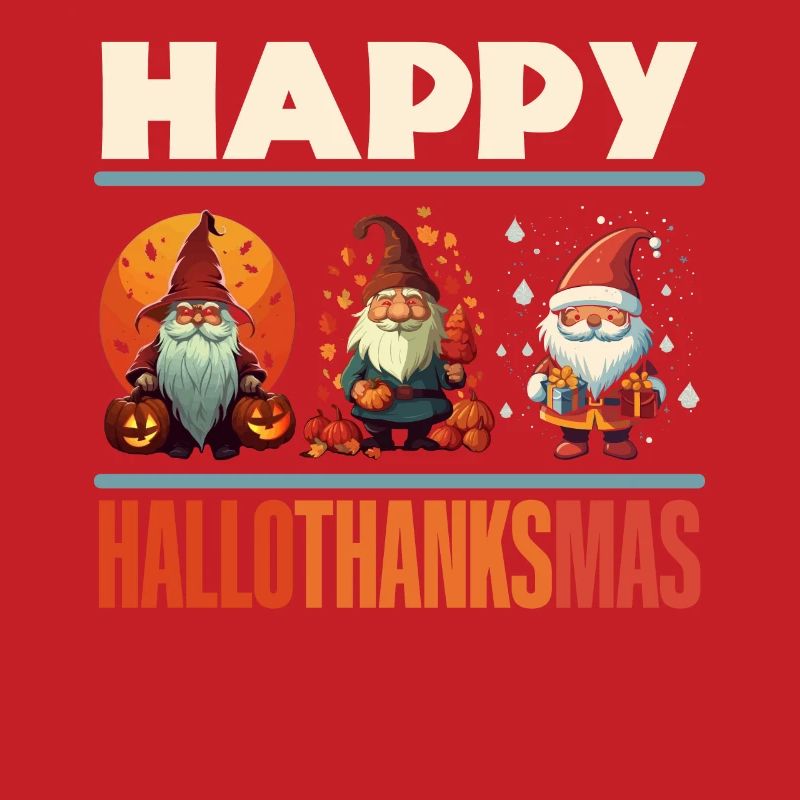 Gartenzwerg Halloween Süßes oder Saures Gärtner