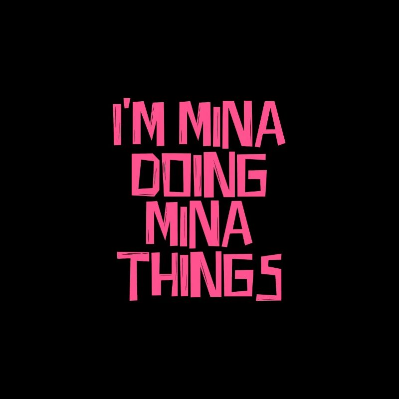 I'm Mina doing Mina things
