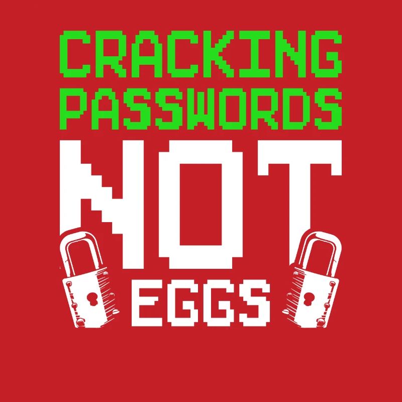 Ethical Hacker Cracking Passwords Not Eggs