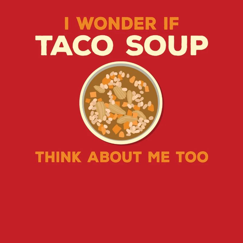 Conception de soupe à tacos drôle