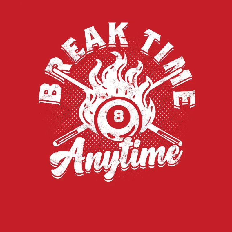 8-Ball Billiards Break Time Anytime