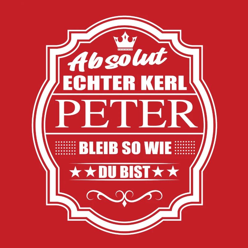Absolument vrai gars, Peter, reste comme tu es