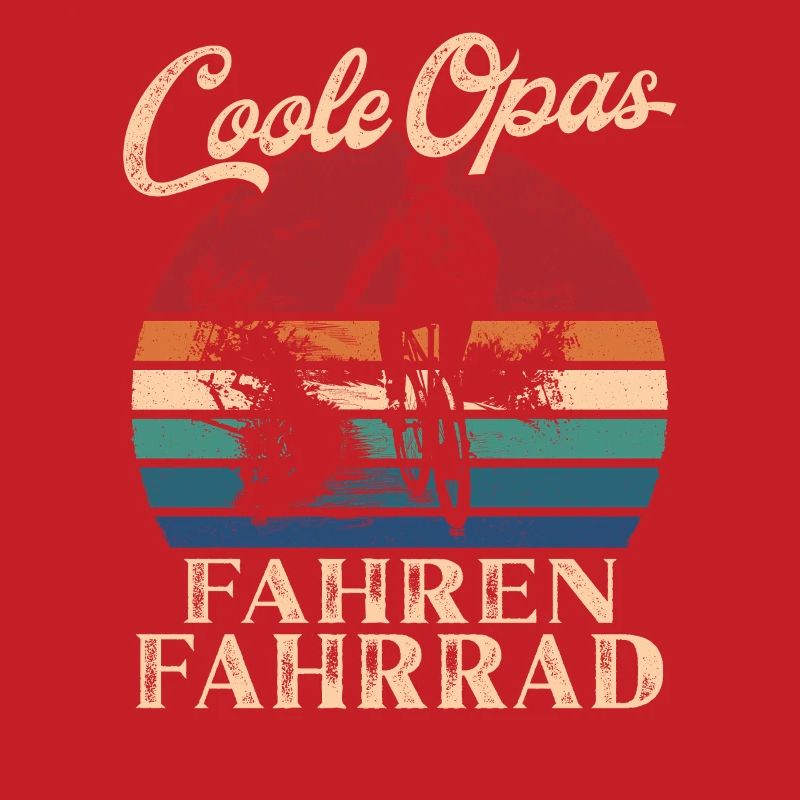 Cool Mpas Faisant Du Vélo Rétro Papy