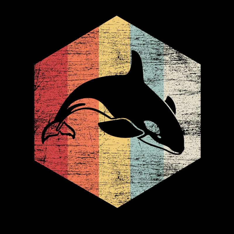 Schwertwal Orca Delphin Wal Geschenk Tier