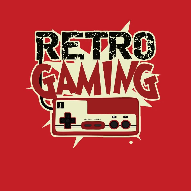 Retro gaming game console controller