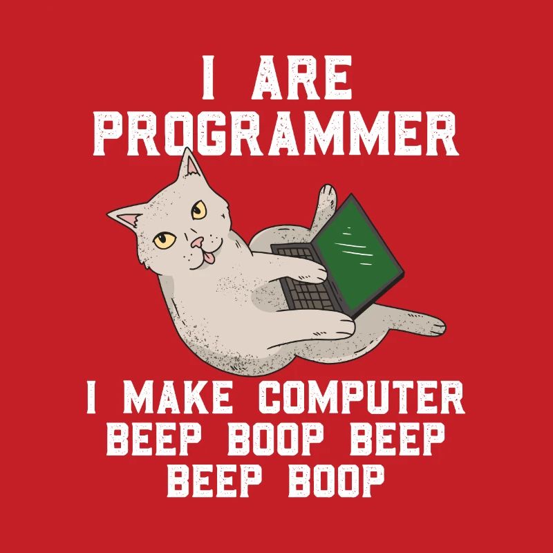 Programmierer Katze