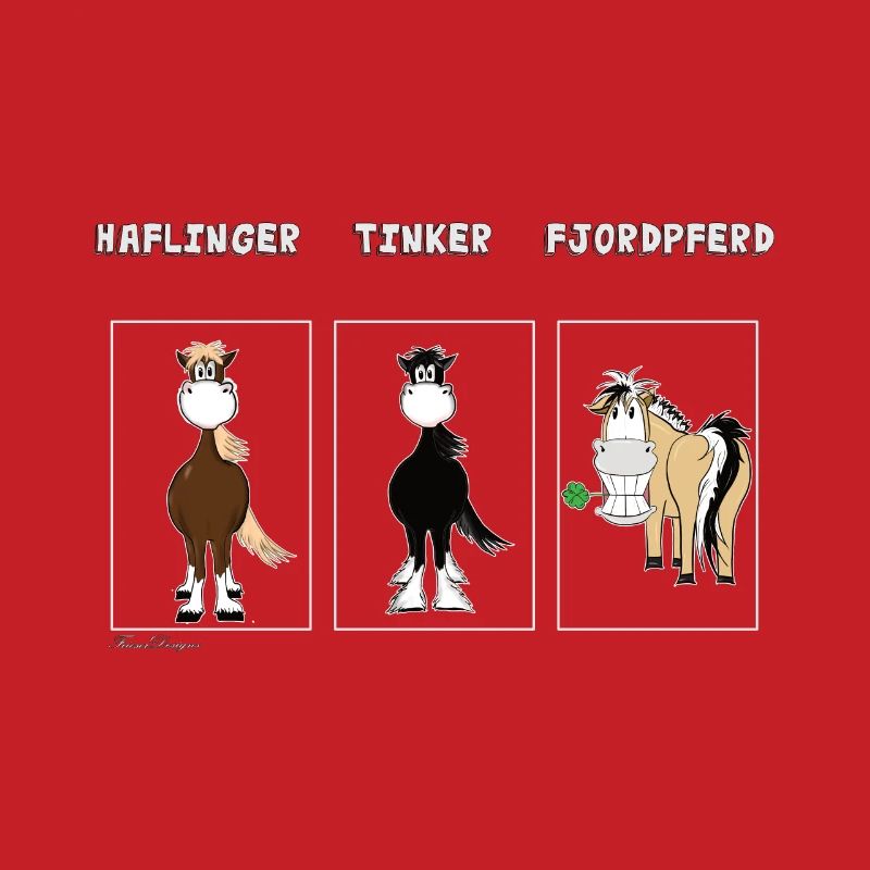 Fjordpferd ist anders als Haflinger Tinker Pferd