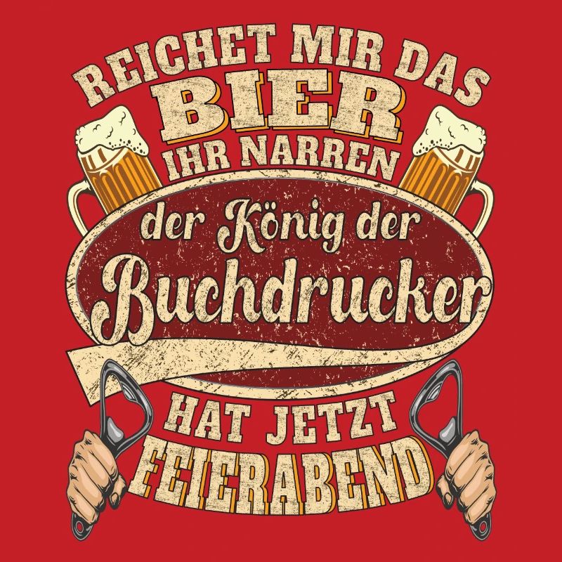 Buchdrucker Bier Feierabend