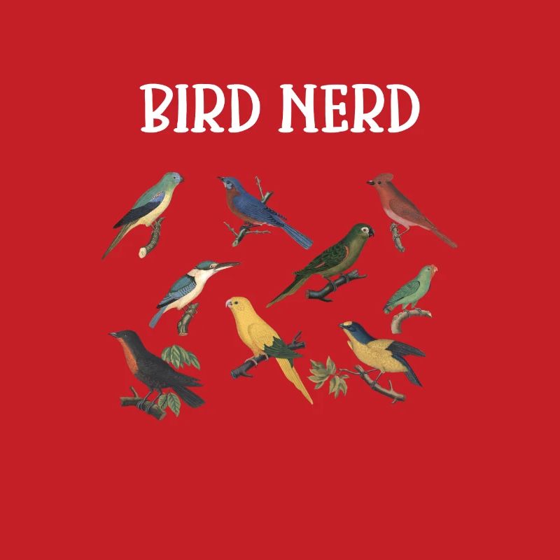 Vogel Nerd Vogelarten Artwork