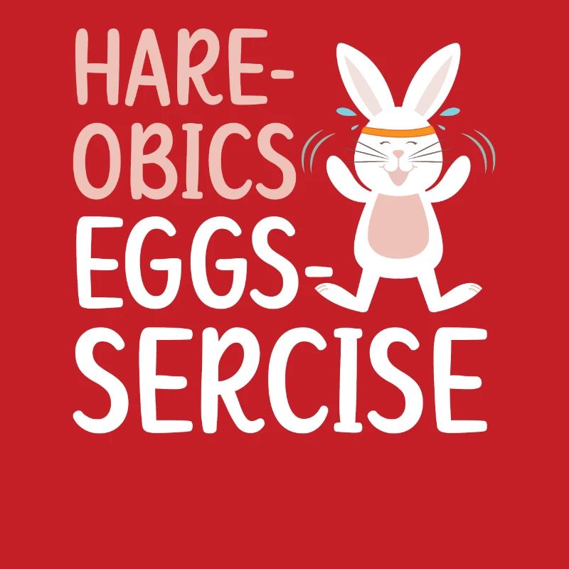 Hasen-obics Eier-sercise Aerobic Instruktor Kaninchen
