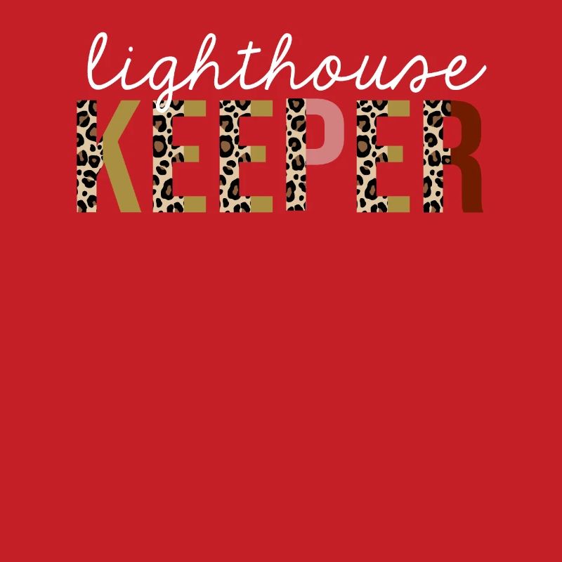 Lighthouse Keeper Leopard Print Funny Gift