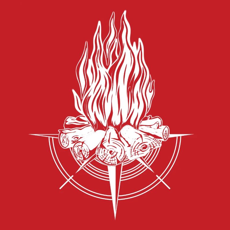 Campfire Compass Fire Fire Pit