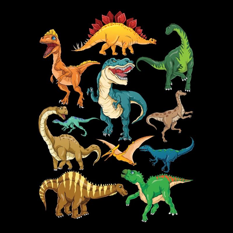 Dinosaur Types Graphics Dino T-Rex Boys Dinos