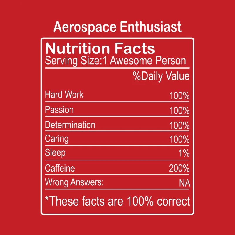 Faits nutritionnels pour les passionnés de l’aérospatiale