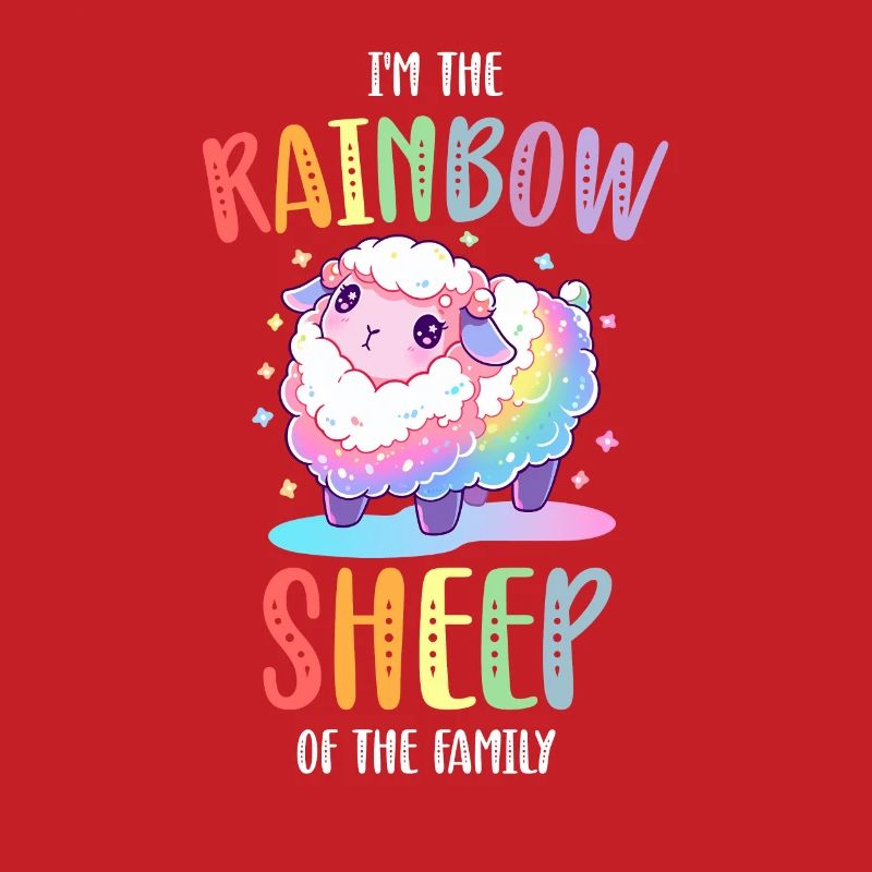 Rainbow Sheep LGBTQ Transgender Pride Community