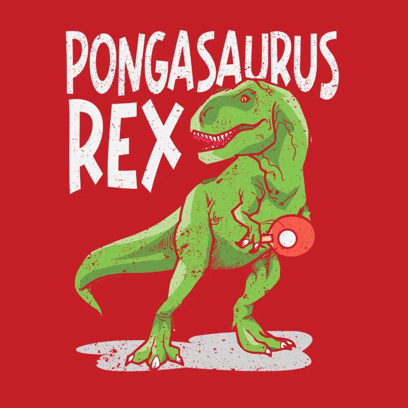 Pongasaurus Rex Ping Pong Master Funny Table
