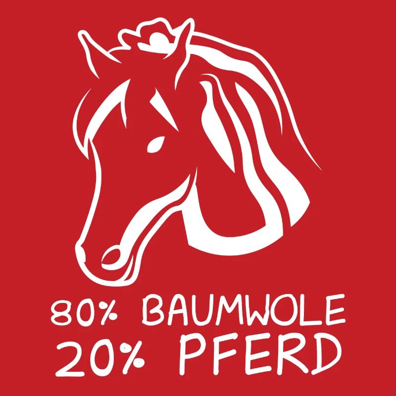 80% Baumwolle und 20% Pferd