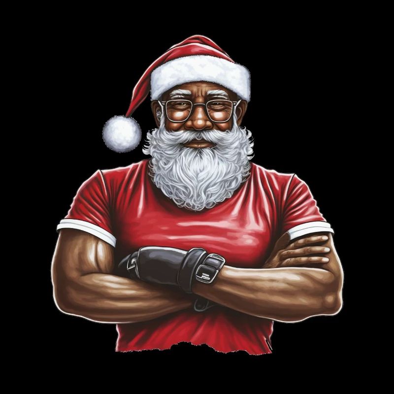 Weihnachtsmann Schwarzer Weihnachtsmann