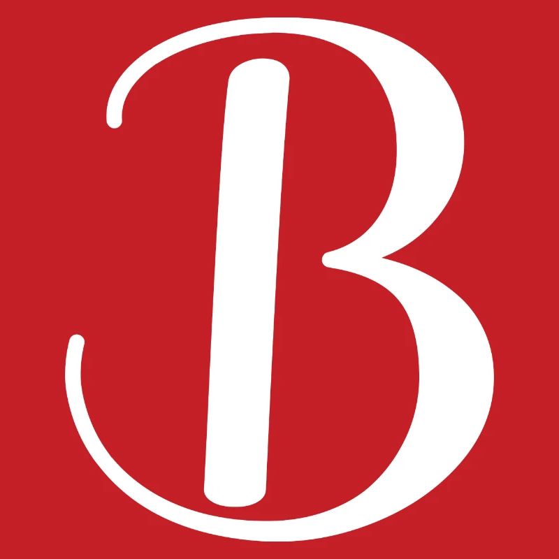 Calligraphie, initiale B