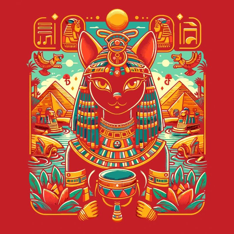 Bastet Déesse égyptienne Égypte Pyramide Égypte