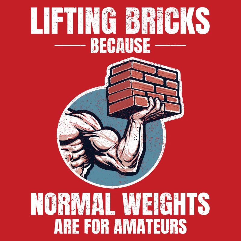 Bricklifting Humor: Beyond Ordinary Weights Bricks