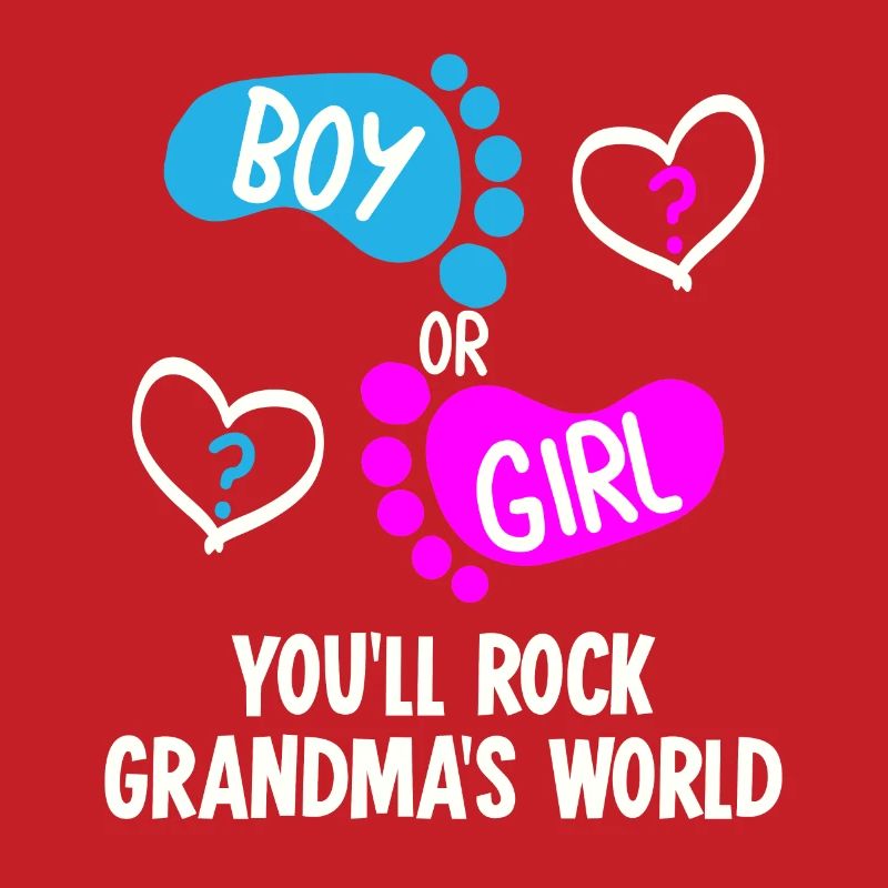 Babyparty Mädchen oder Junge Großmutter Oma