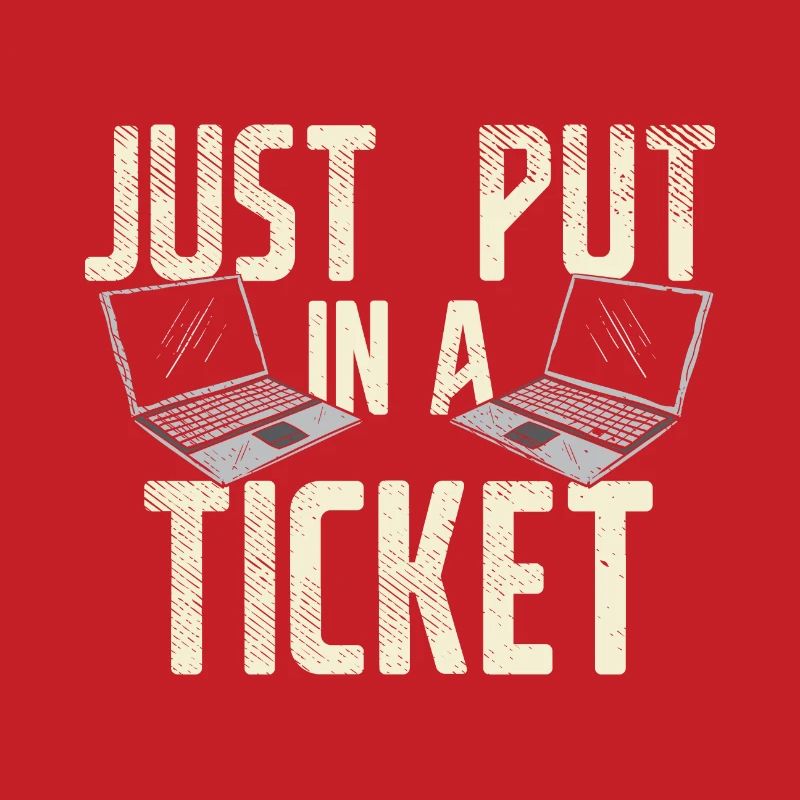 Mettez simplement un ticket pour le service d'assistance et le support technique