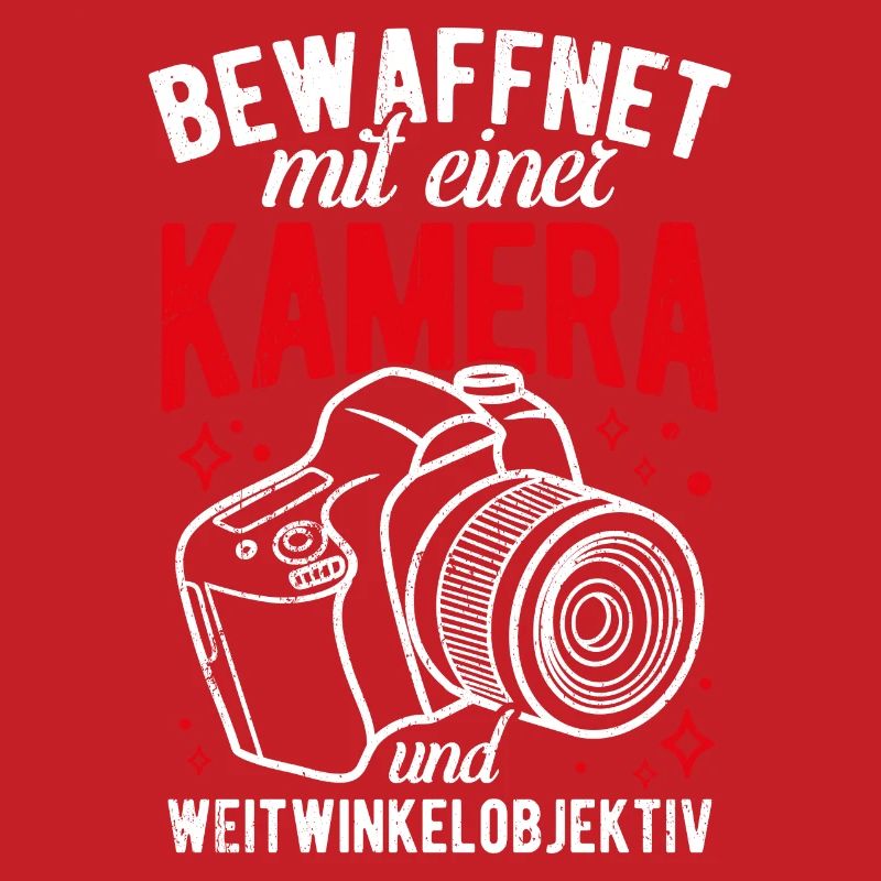 Bewaffnet mit einer KAMERA und WEITWINKELOBJEKTIV